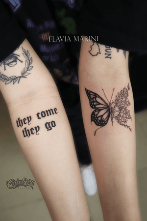 As they say "They come, They go" But this little butterfly is not going anywhere it's going to be with us and bring the joy of beauty to our eyes.www.tattooinlondon.com#tattoo #blackwork #butterfly #butterflytattoo #blackworktattoo #amazing #cleantattoo #script #scripttattoo #london #londontattoo #uktattoo #tattooinlondon #tooting #balham #fineline #finelinetattoo