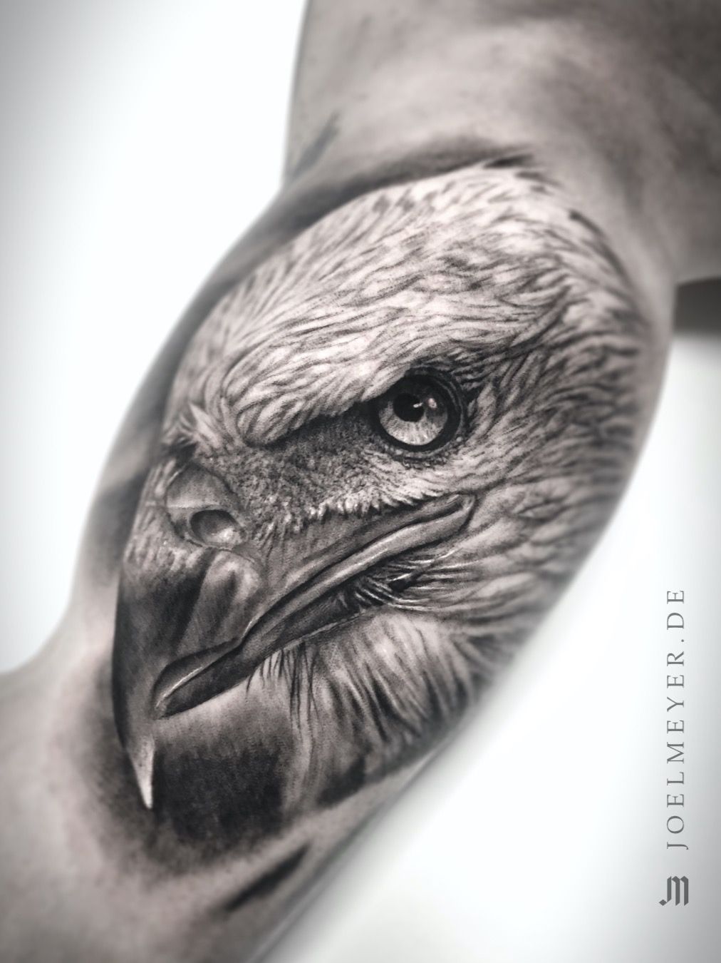Flamming Eagle head tattoo design - TattooVox Professional Tattoo Designs  Online