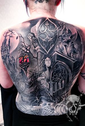 Back piece done by freehand . Thank you for watch 