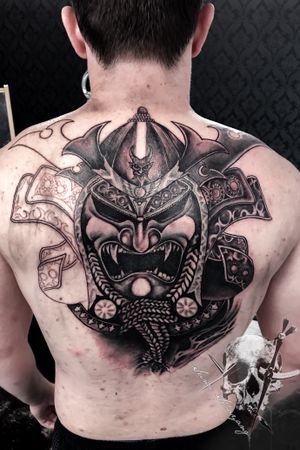 Back piece not done yet. Must be hurt . Lol. Let’s finished this brother .thank you for watching 🙏🙏🙏