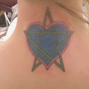 Heart and star entwined..Got matching tattoo with a friend.. I like stars and she likes hearts