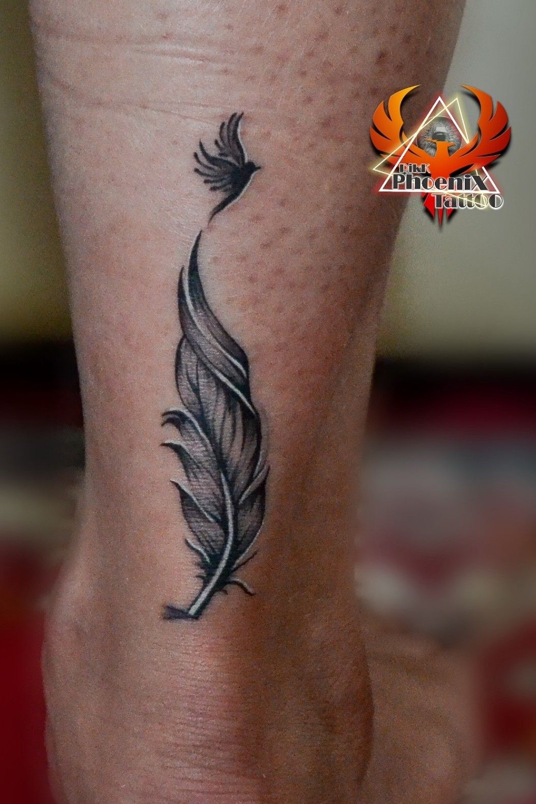 Anklet feather tattoo small anklet | Foot tattoos for women, Ankle tattoos  for women, Anklet tattoos for women