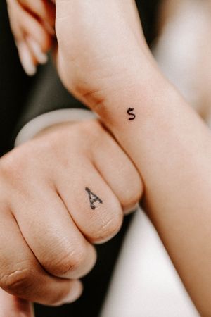 Newly weds initials. 