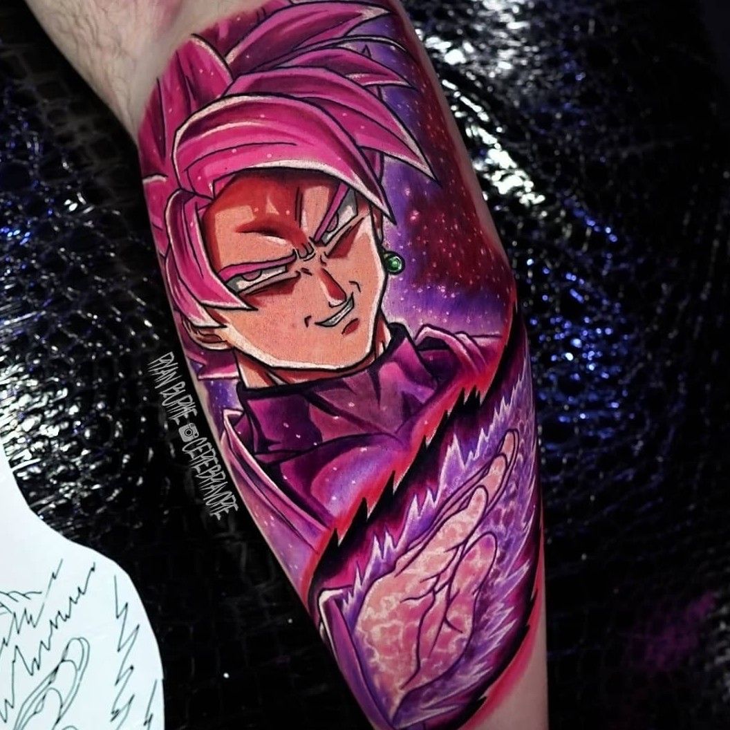 Goku BlackSuper Saiyan Rosé Tattoo  DragonBallZ Amino
