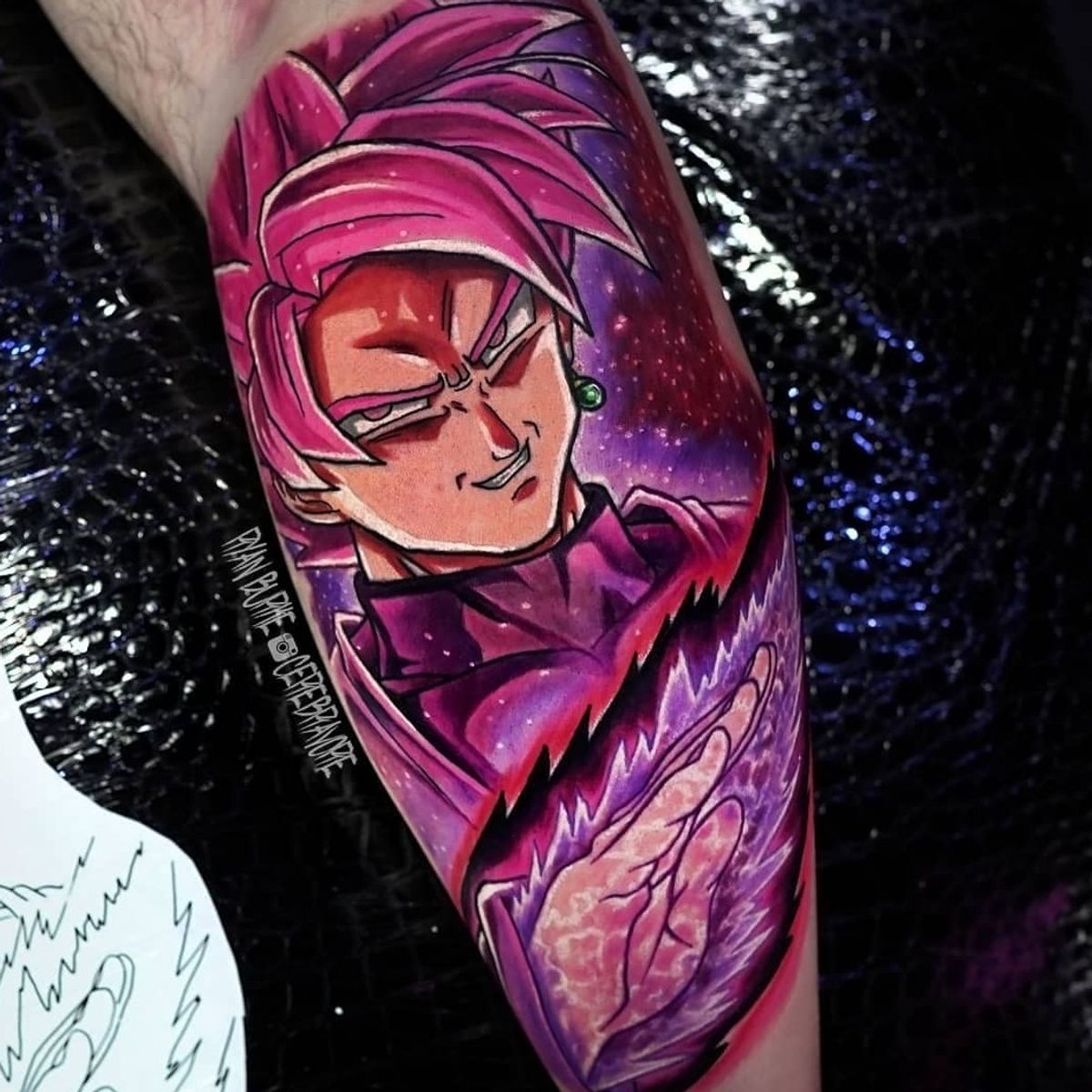 Tattoo uploaded by Ryan Burke • Goku Black tattoo from a bit ago. # ...