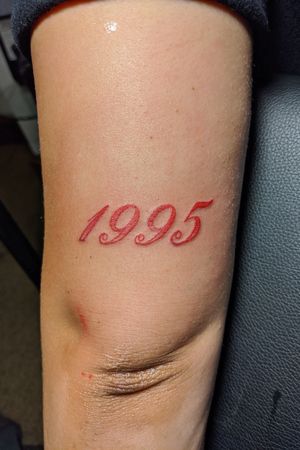 90s baby tattoo. 