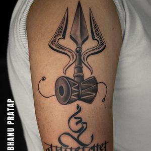 Shiva Tattoo by Bhanu Pratap at Aliens Tattoo India!