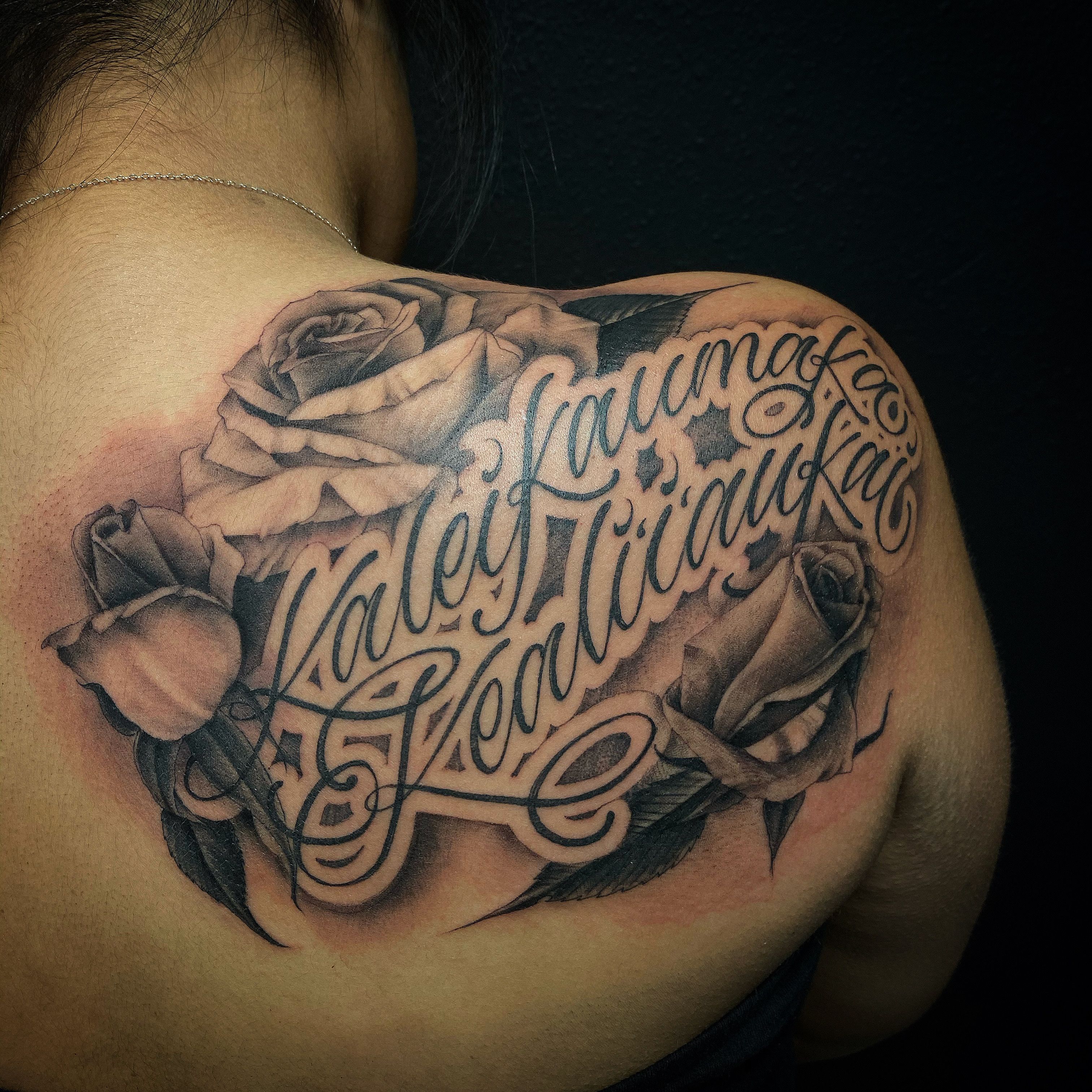 unconditional love chest tattoo