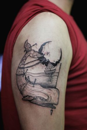 Moby dick tattoo