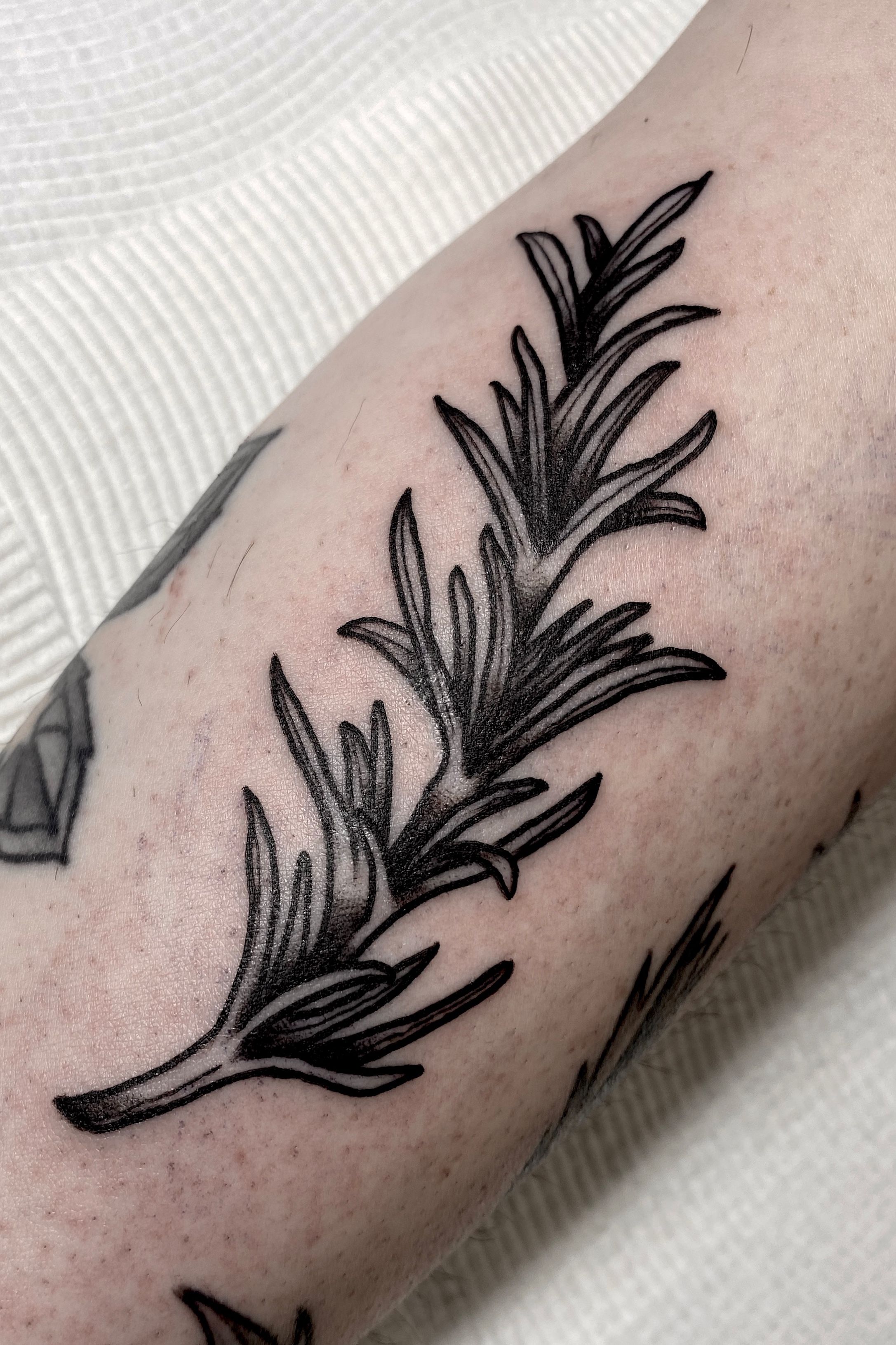 27 Rosemary Tattoo Designs & the Meaning of The Sprig - Tattoo Glee