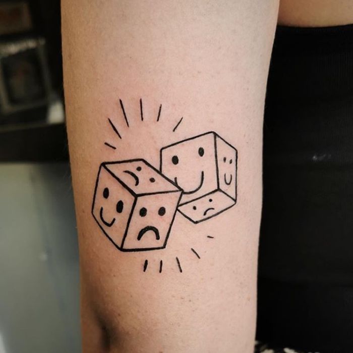 Smiling Dice • Tattoodo