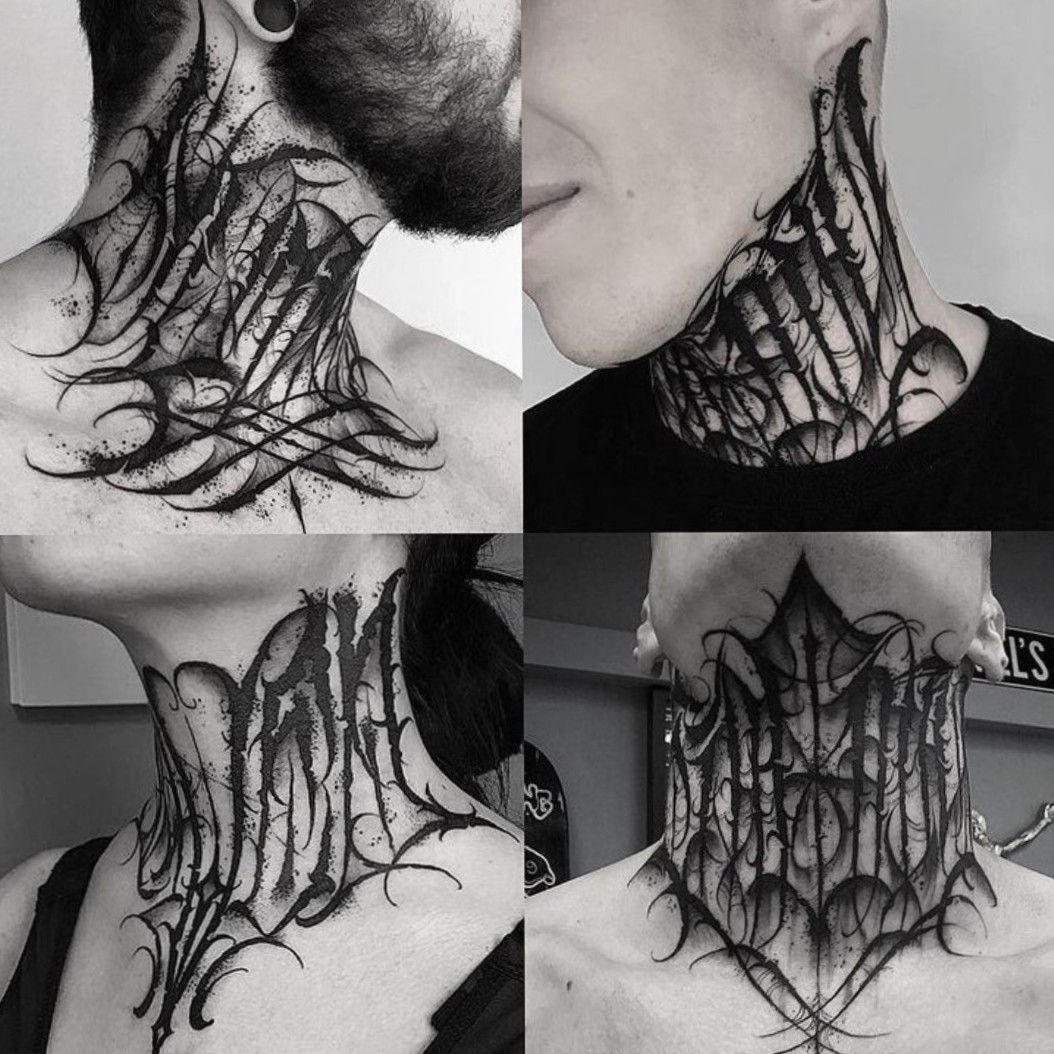 Tattoo uploaded by Jonny Saunders • dotwork neck pattern • Tattoodo