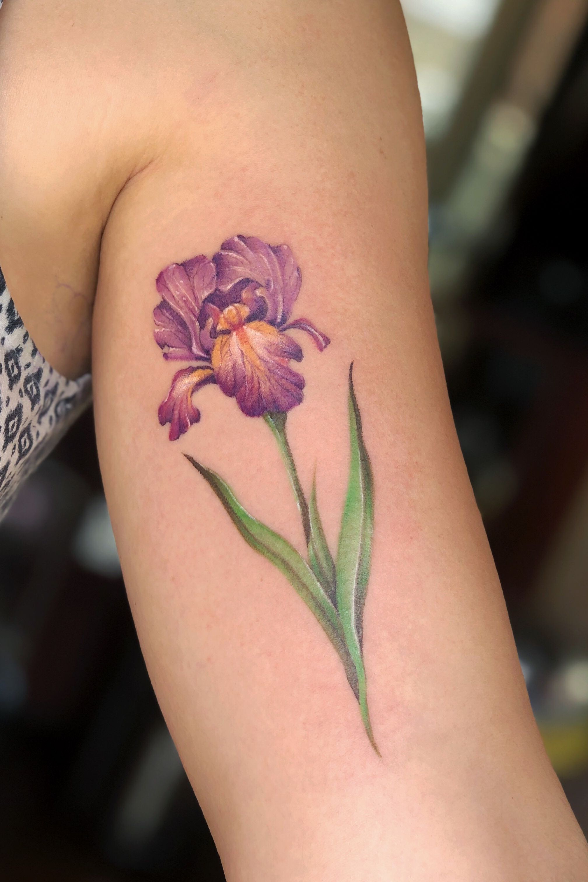 The Real Meaning Of An Iris Tattoo