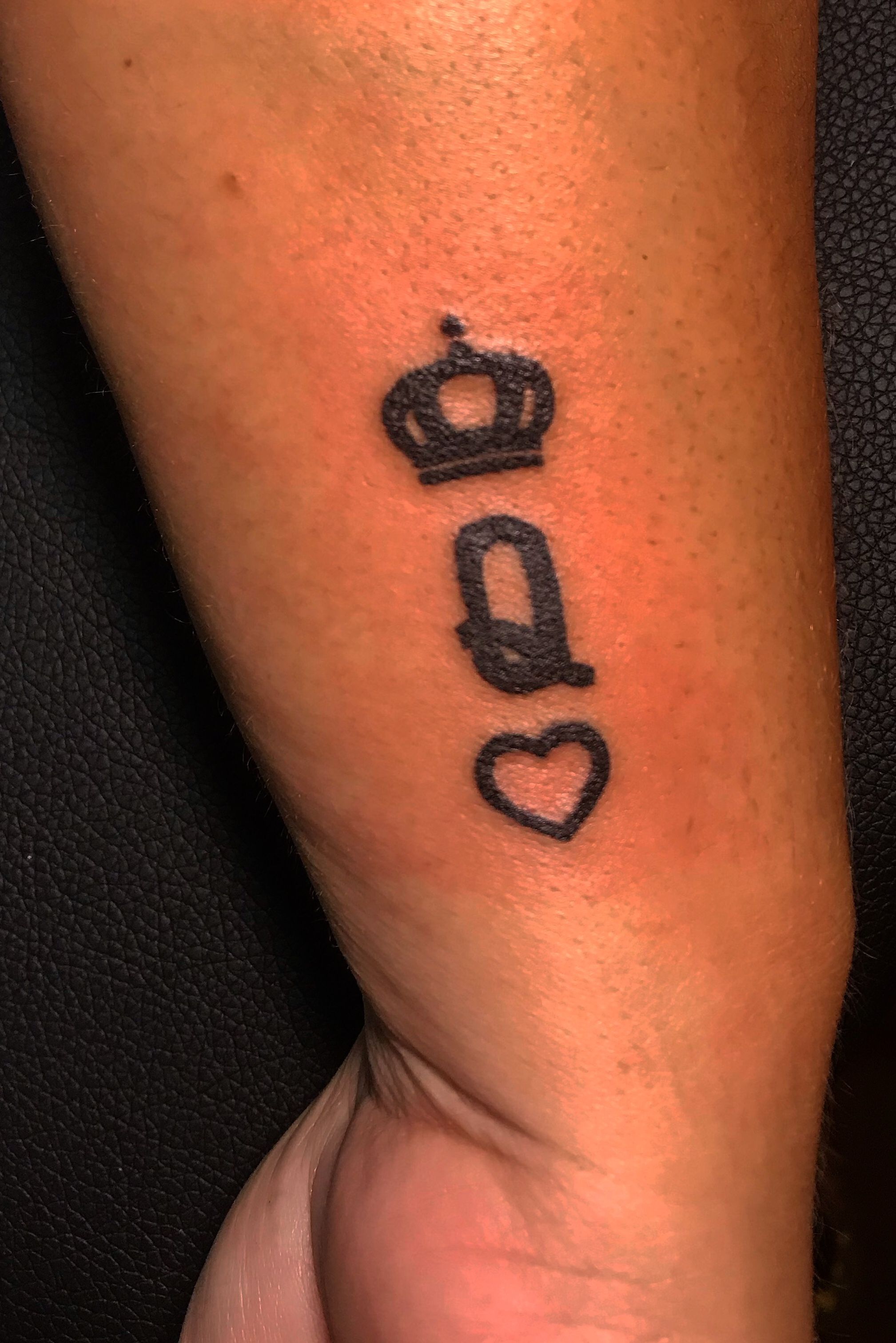 Queen Crown Tattoo Design