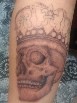 #skull tattoo #skullcrown #crown #corona