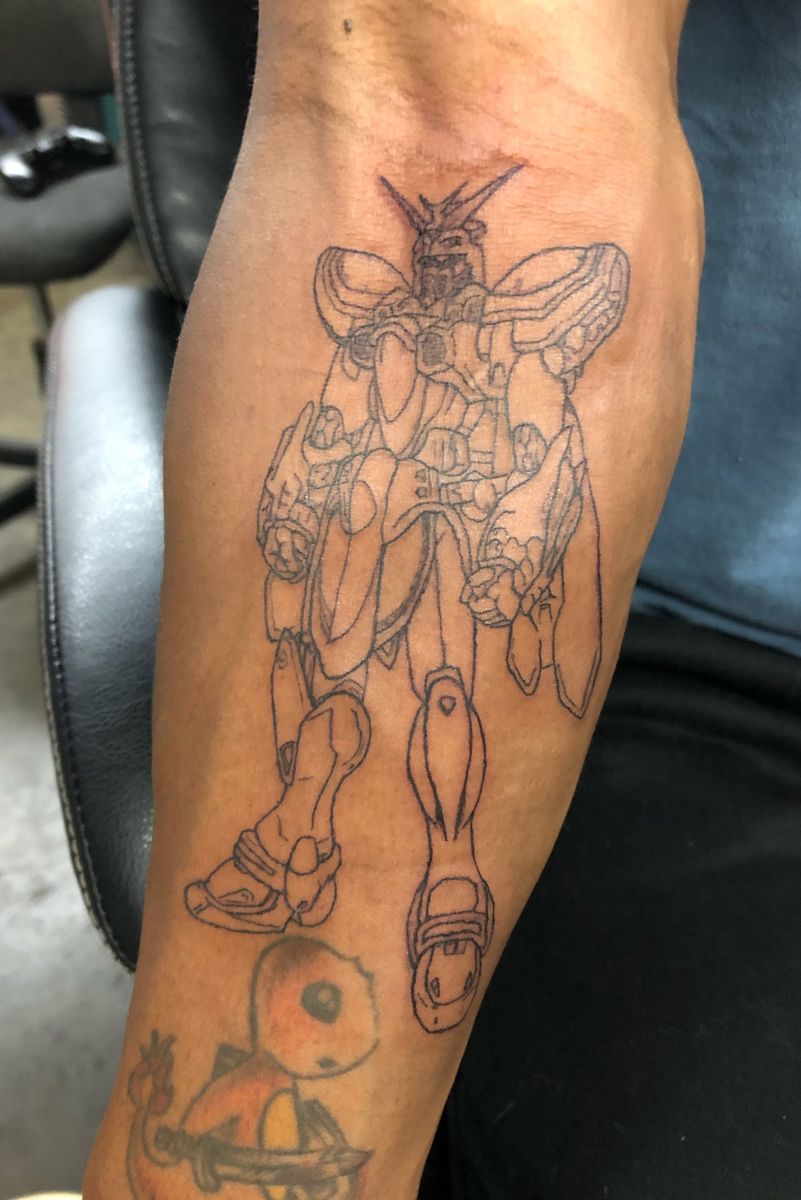 Tattoo uploaded by Gman.ink • Gundam G • Tattoodo