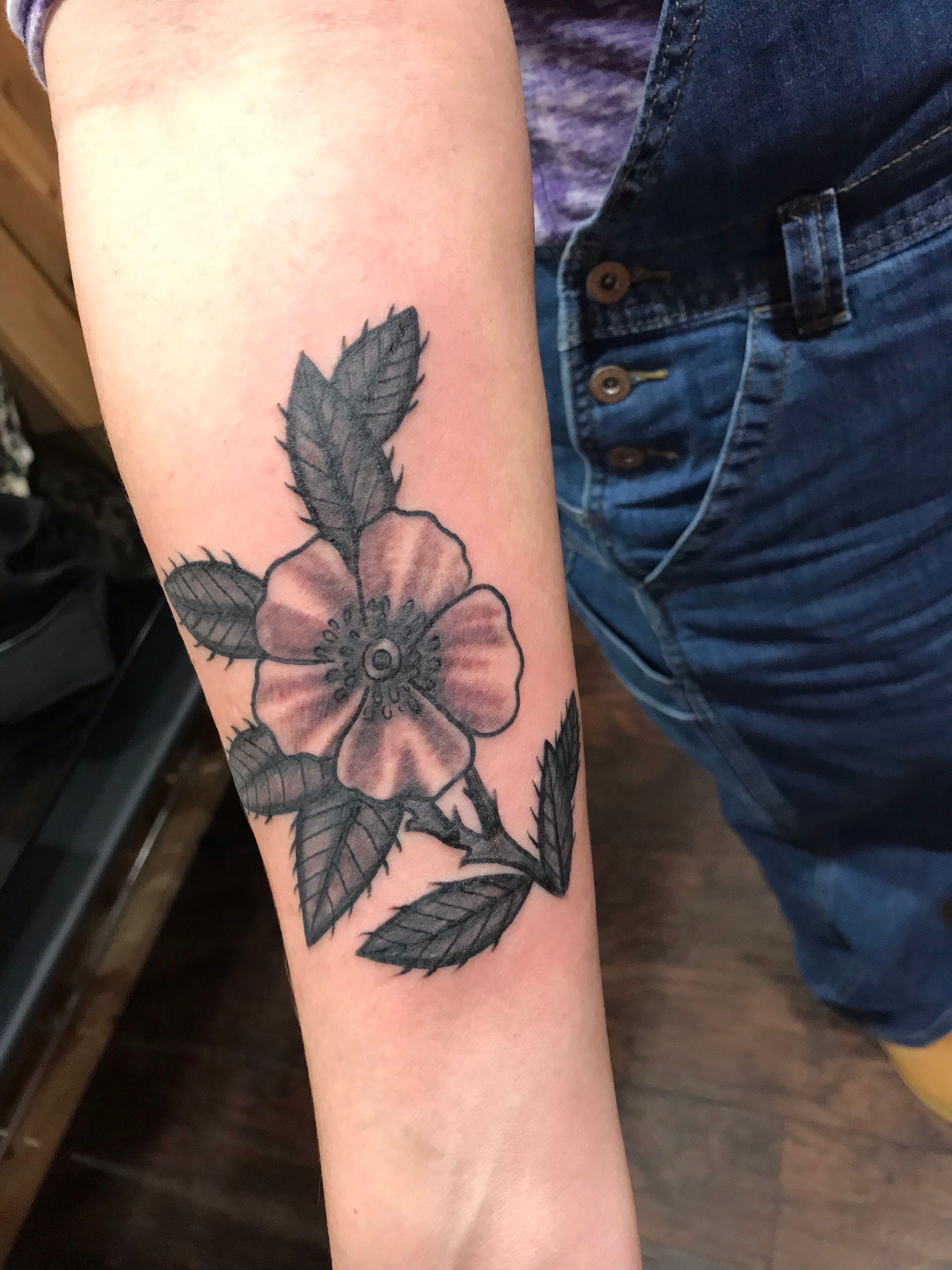 Hellebore by Nico Bassill at Among the Willows - Los Angeles, CA : r/tattoos