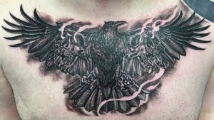 Raven by Mike LeBlanc Tattooist
