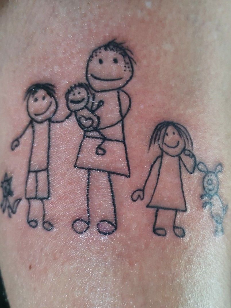 boneco palito tattoo - Pesquisa Google  Tatuagem boneco de palito, Designs  de tatuagem, Tatuagem de família