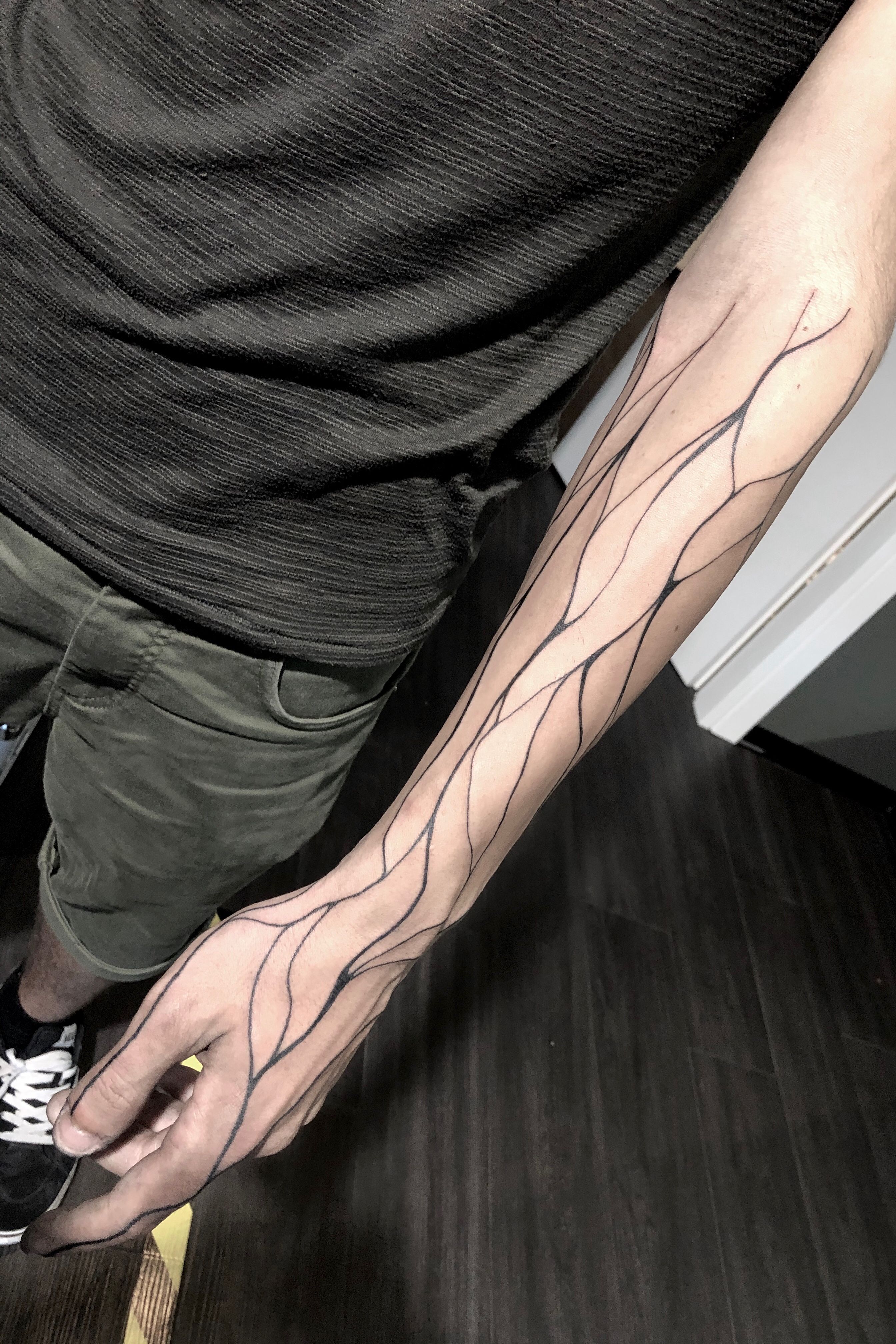 4247 Likes 47 Comments  AVT 1116 authenticvegantattoos on  Instagram Freehand sleeve  Than  Lightning tattoo Lightening tattoo  Lightening bolt tattoo