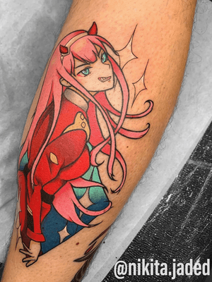 Seeing Red . . . #kickass #zerotwo by Nikita Jade Morgan for @traash_boat. Nikita loves doing #animetattoos so hit her up for your next one. . . . #animetattoo #animetattoos #animetattooartist #colourtattoo #colourtattoos #colourtattooing #zerotwo #zerotwoedit #zerotwotattoo #zerotwotattoos #animegirl #calftattoo #bishoprotary #workhorseirons #blackclaw #kakluckytattoos #capetowntattoos #fresh #wecandothis #loveit #mood