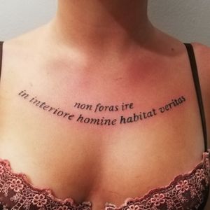 Chest lettering 