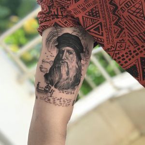 Da Vinci Tattoo Instagram @elvin.ink Antalya #antalyadövmeci #antalyadövme #elvinmikail #elvin.ink