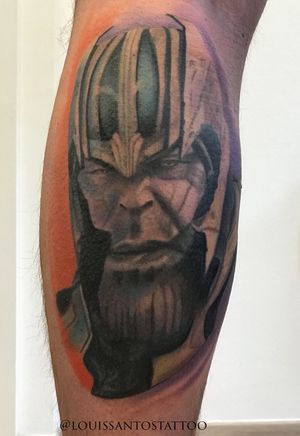 Thanos, the mad Titan. Marvel comics tattoo