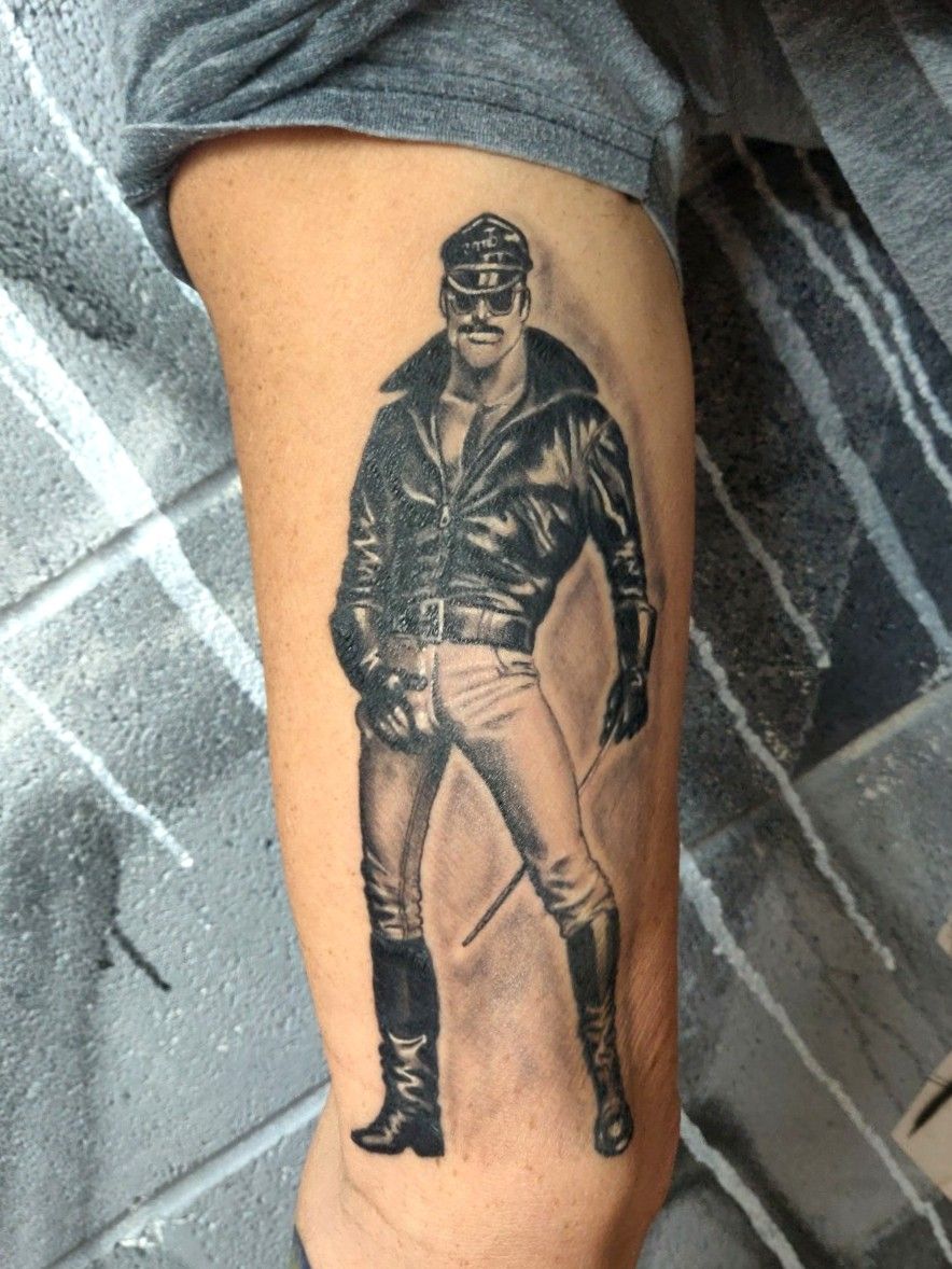 Tom of Finland Organic Vodka on Twitter You think youre TOMs biggest  fan Ink again  Big love to rainblo Ig and this stunning tattoo by  danmarshalltattoo Ig tomoffinland tattoo gaylove  httpstcoKU9q7sRH7C 