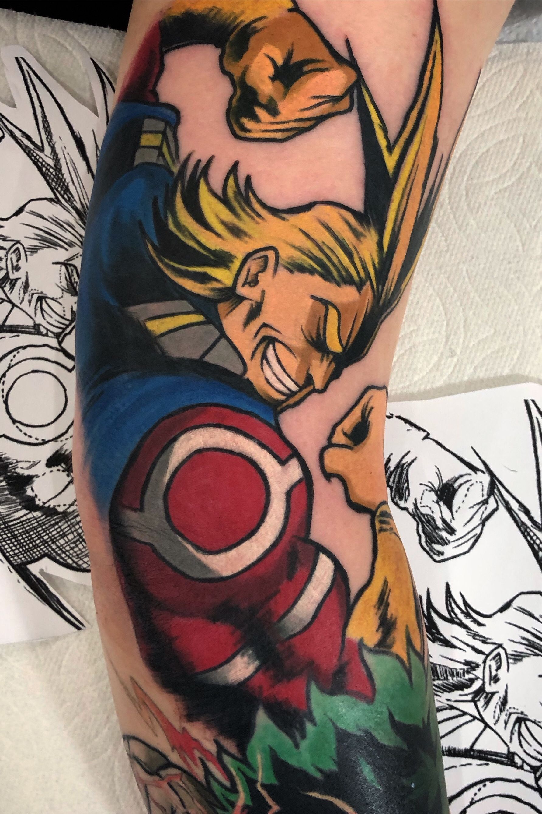 Tattoo uploaded by Jay Martinez  Got to do this fun All might Thanks for  looking Email message for appointments allmight myheroacademia anime  cartoon manga deku toshinori toshinoriyagi color solidink  Tattoodo