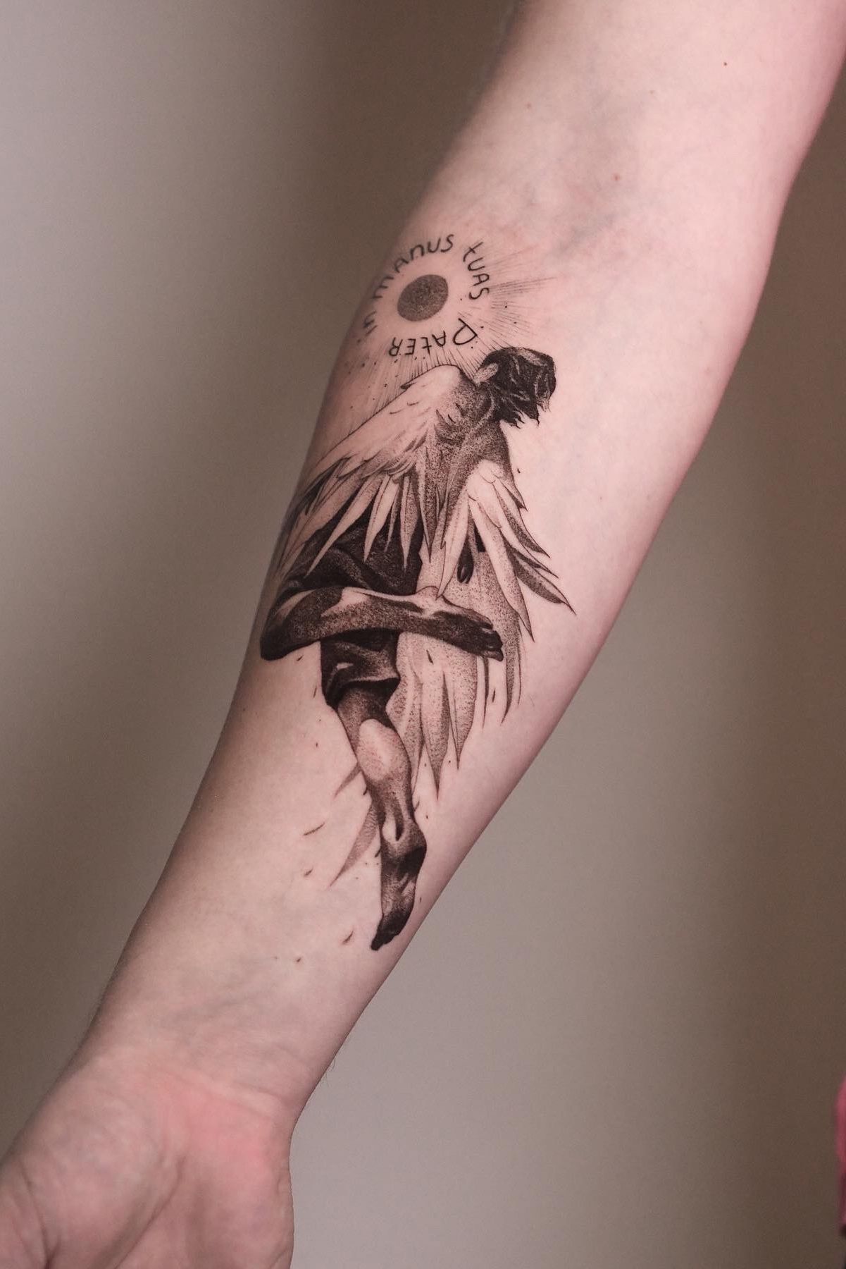 Dark Angel Temporary Tattoo – neartattoos