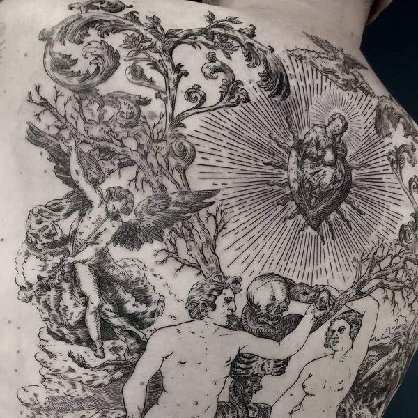 Tattoo from Krzysztof Wroński Artwork