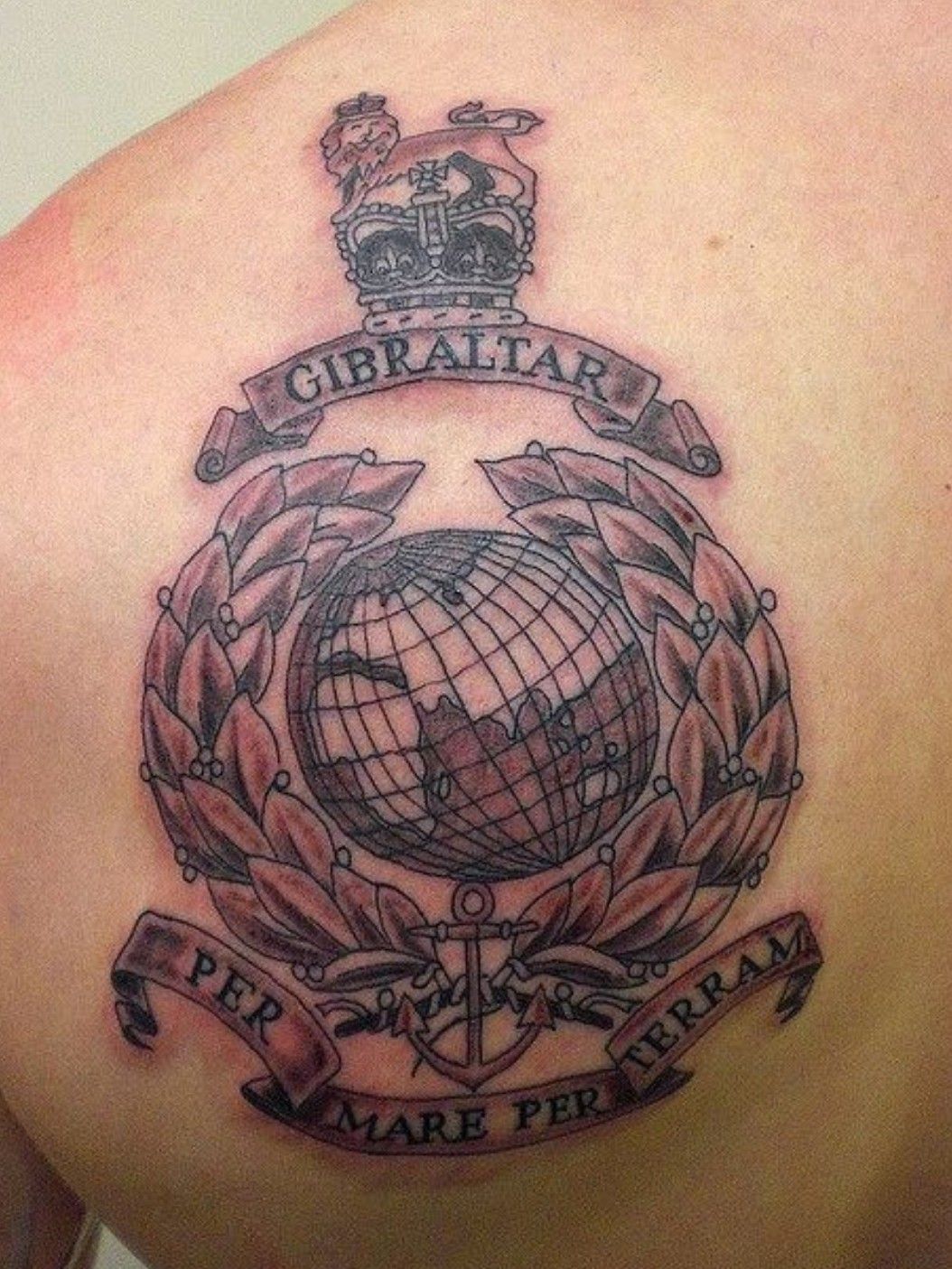 Blur Tattoo - Royal Marines Commando cap badge cover up.... | Facebook