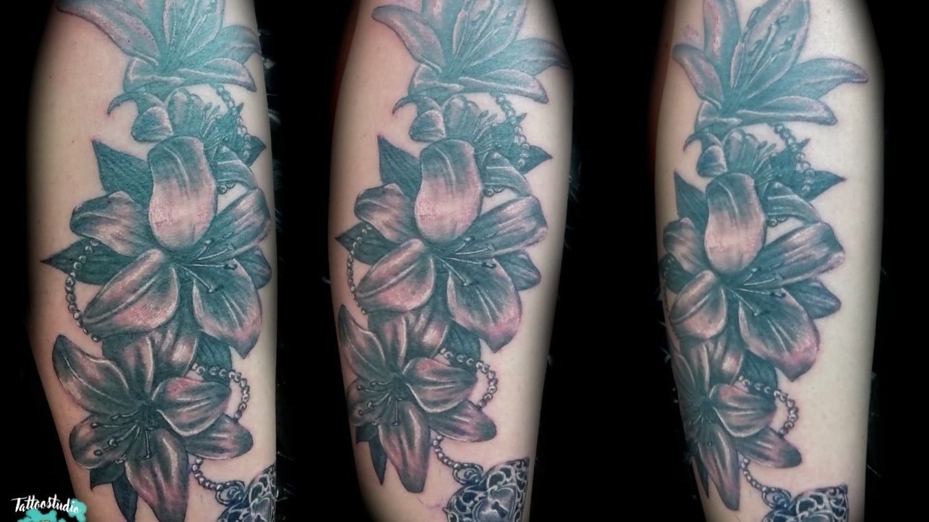 Adam Whelan Tattoo - Lily flower on Max thanks man. | Facebook