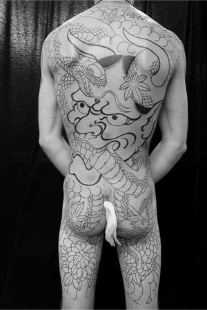 #backpiece #traditionalJapanese by JK Tattoo
