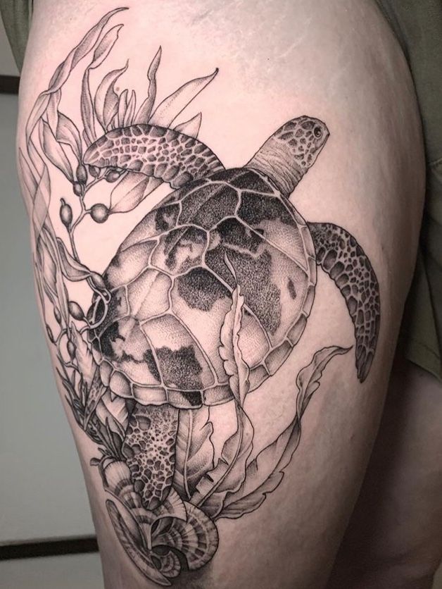 46 AI Driven Turtle & Tortoise Tattoo Ideas for men & women – The Turtle Hub