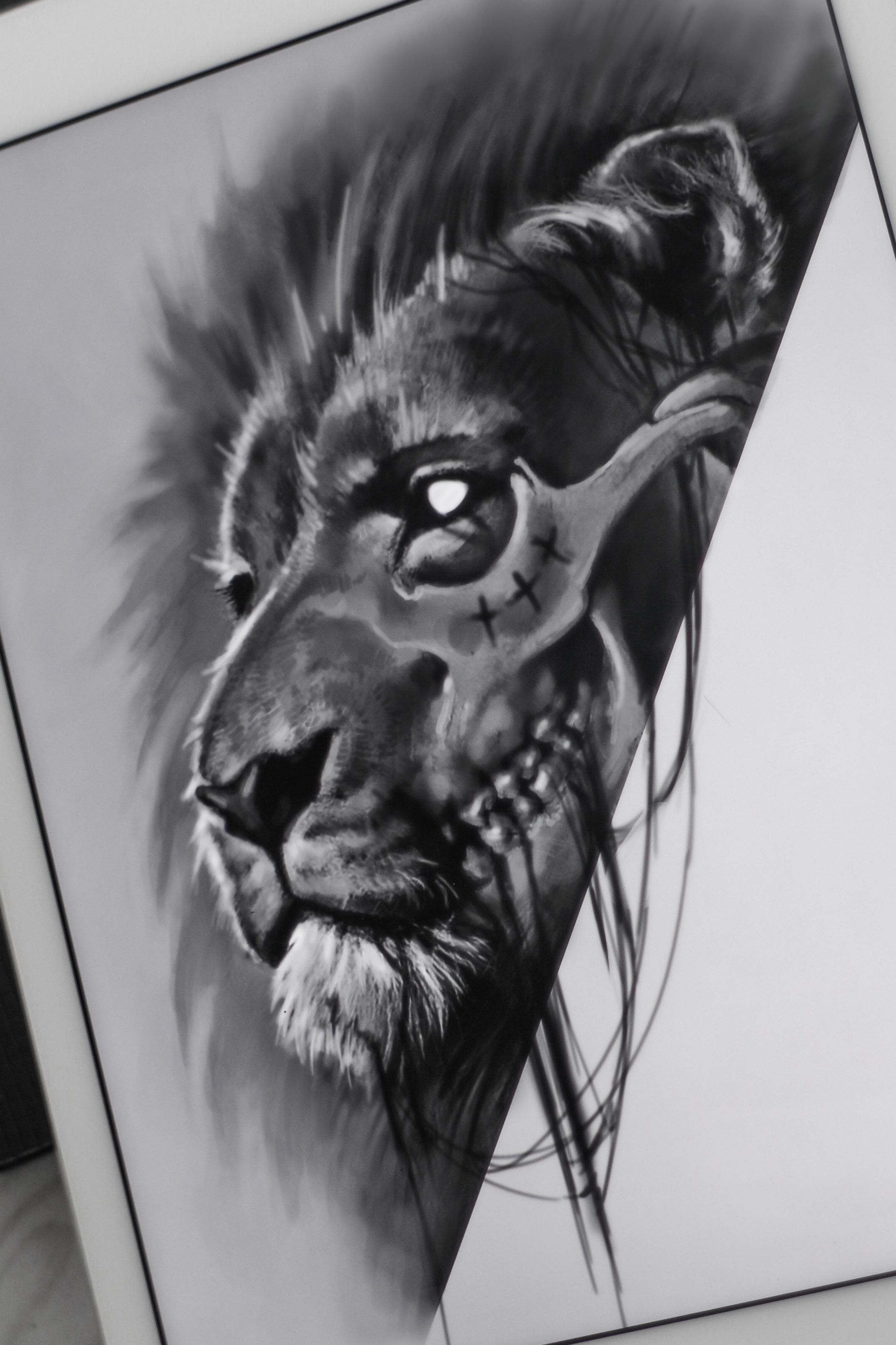lionskull tattoo by DorianBakalov on DeviantArt
