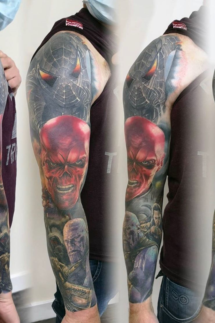 comic tattoo | Louis Santos Tattoo