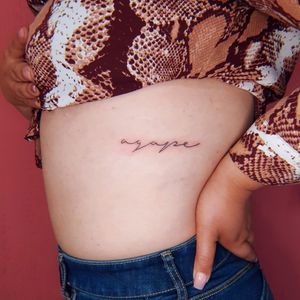 Agape#ink #inked #inkedup #inkedlife #inkedwoman #inkedgirl #tattoowoman #tattoogirl #womenempowerment #girlspower #femaletattoo #femaleartist #femaletattooartist #wgtattoostudio #safespace #tattoostudio #ensenada #bajacalifornia #mexico 