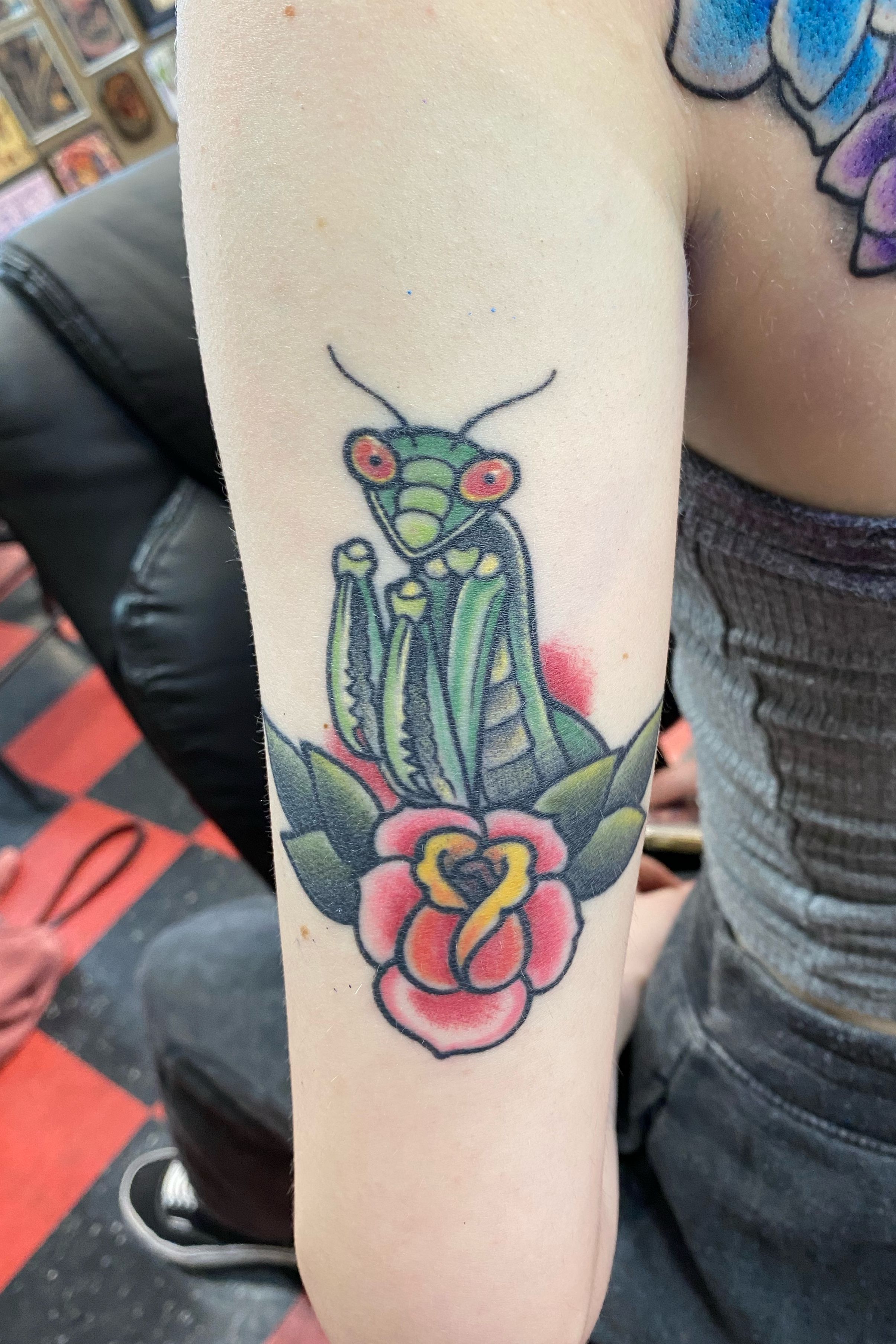 Tailor Made Tattoo  Orchids and orchid mantis for Han by our juniorjammo   To enquire about your idea email Peta at Juniortattoosandartgmailcom or  text 0423176620 Wwwtailormadetattoocomau Wwwjuniortattoosandartcom   Facebook