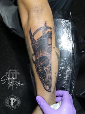 Half Dead. #patrontattoo #patrontattooph #gwenpatron #darkart #tattooartph #darkartist #patrontattoojp