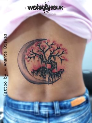 Howthorn tree tattoo.
