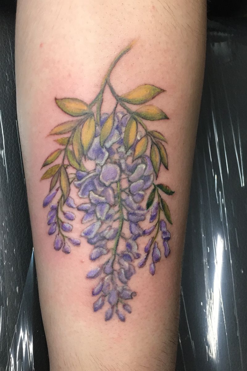 Tattoo uploaded by Jason Cherry • Wisteria • Tattoodo