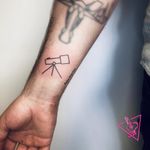Handpoked Telescope Tattoo by Pokeyhontas @ KTREW Tattoo - Birmingham, UK #birminghamuk #telescopetattoo #handpoked #stickandpoketattoo #tattoos