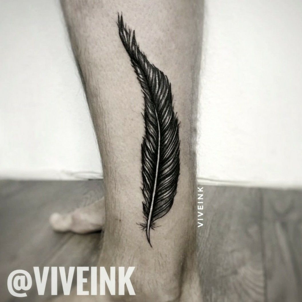 Hawk Feather Tattoo - Etsy