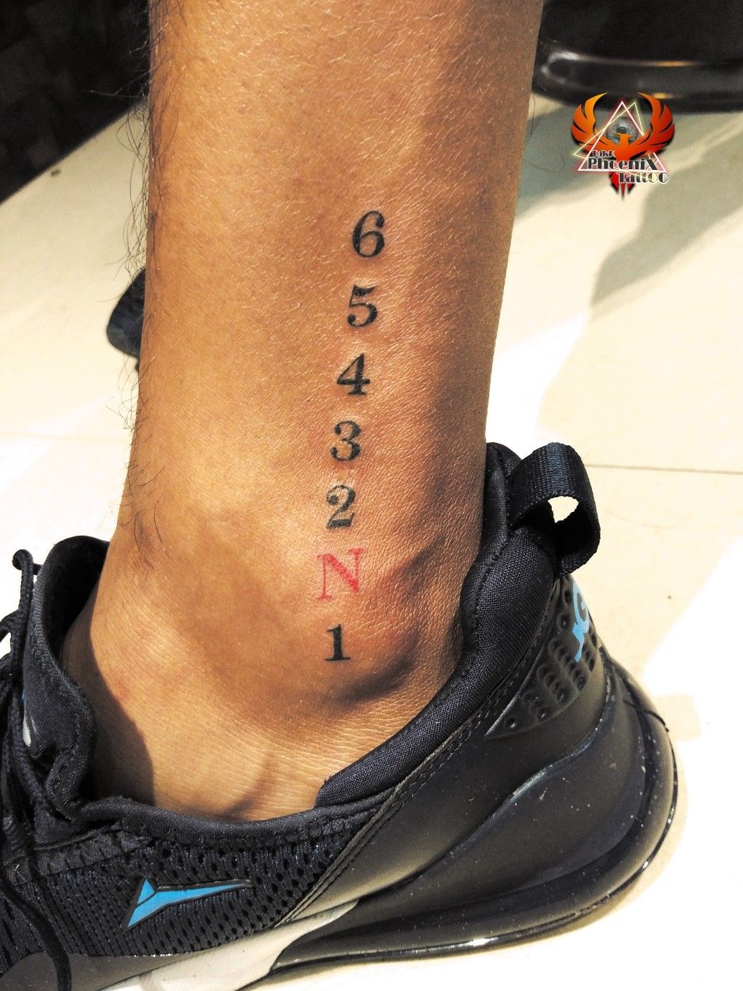 1n23456 tattoo meaning