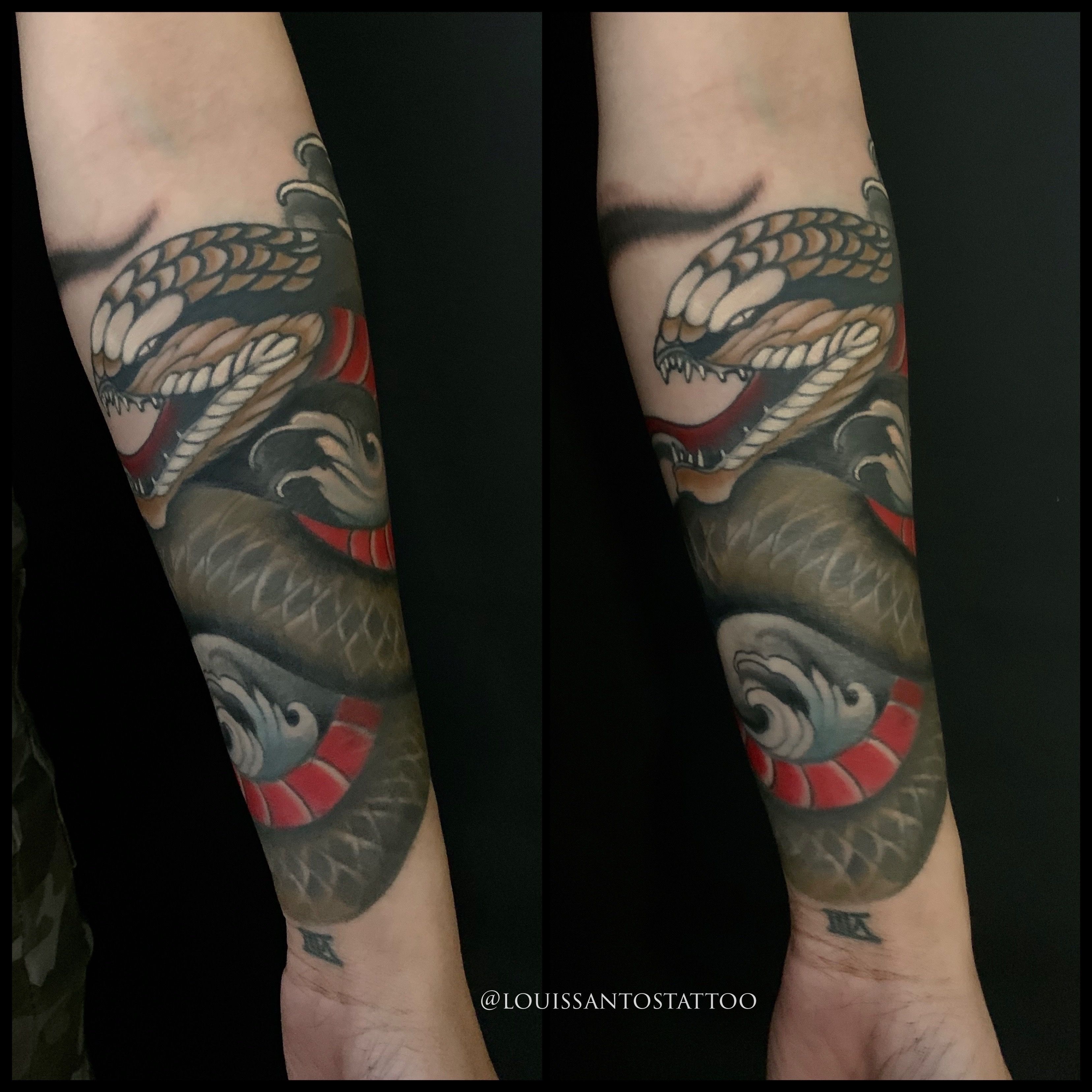 ALL DAY Tattoo BKK - Dynamite looking traditional Japanese forearm piece.  Tattoo by Jong. | Facebook