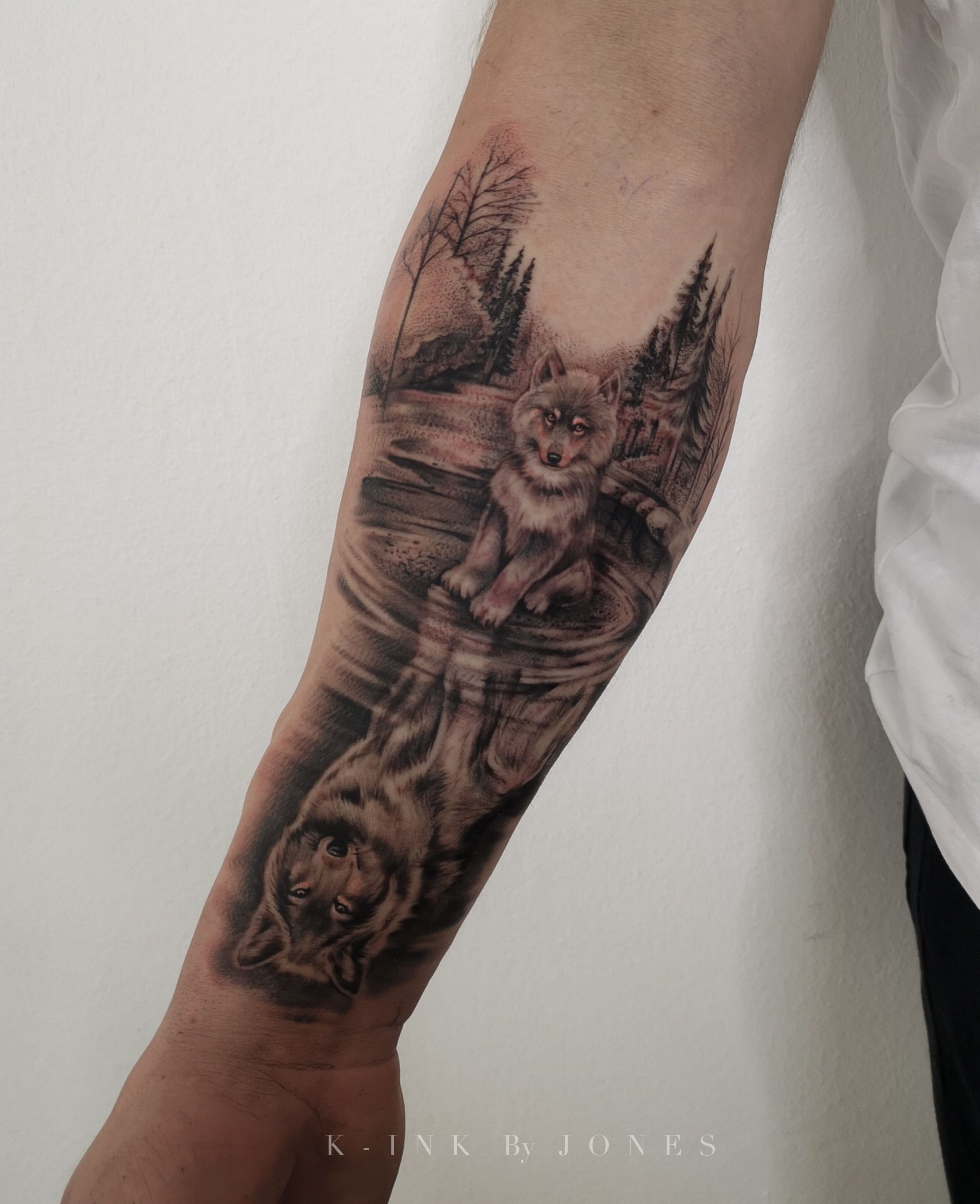 Wolf Pup Tattoo | Wolf tattoo design, Wolf tattoos, Cubs tattoo