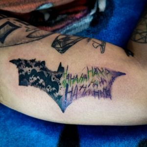 Tattoo uploaded by Víctor Axel • Batman y Joker #batman #joker #color •  Tattoodo