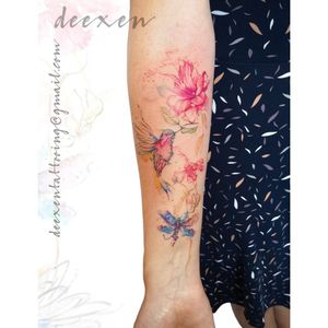 Some birds are not meant to be caged ➡️Contact: deexentattooing@gmail.com 🐦Merci Julie! . . . #watercolorflowers #aquarelletattoo #hummingbirds #colibri #tatouagefrance #hibiscusflowers #watercolorillustrations #aquarelleflowers #tatouagefleur #tatouages #colibritattoo #tatouagecouleur #watercolortattoos #hummingbirdtattoo #tatouageparis #watercolortattoo #hibiscustattoo #tatouagefemme #hibiscusflower #deexen #deexentattooing 